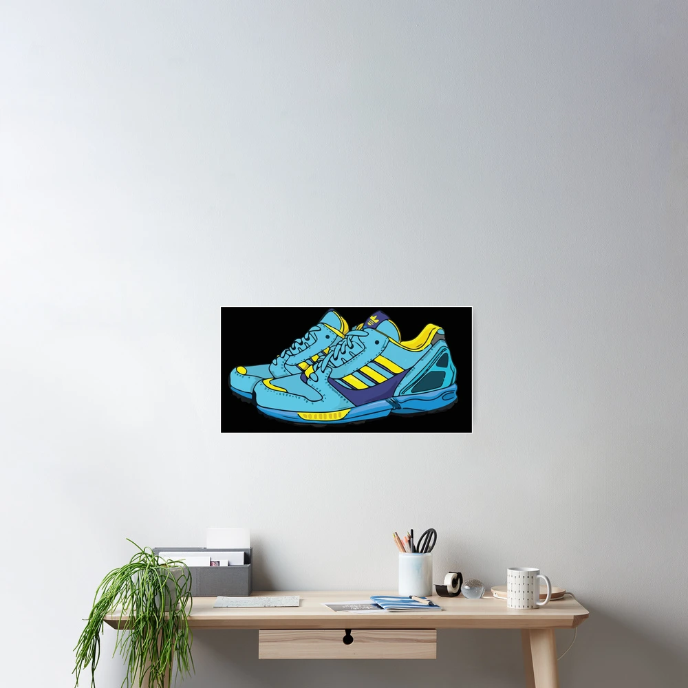 ZX 8000 Aqua sneakers | Poster