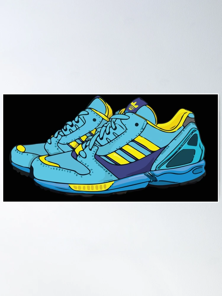 ZX 8000 Aqua sneakers | Poster