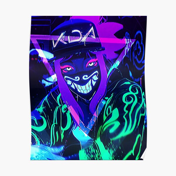 K / DA POP / ESTRELLAS - Akali Póster