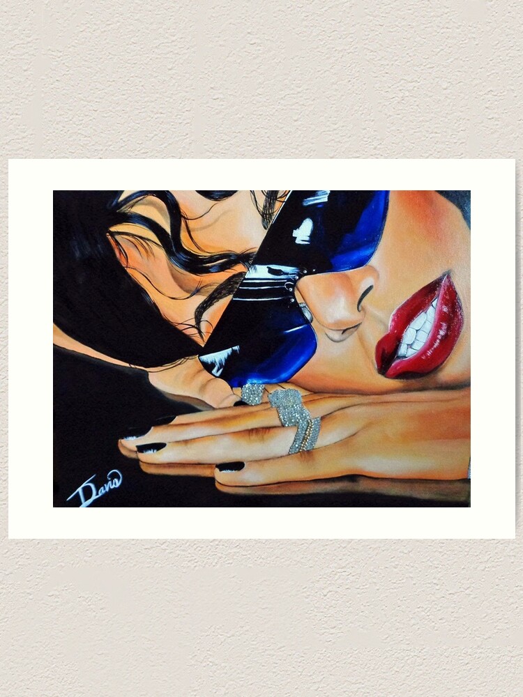 Alternate view of Aaliyah Art Print