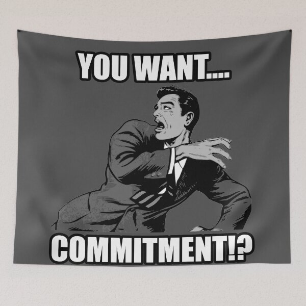 Item preview, Commitment?  designed and sold by Texterns.