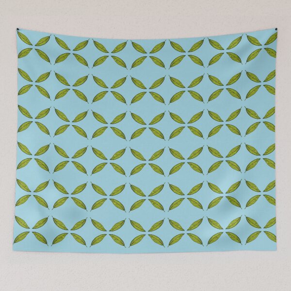Item preview, Grandes hojas azules designed and sold by AdamWhewell.