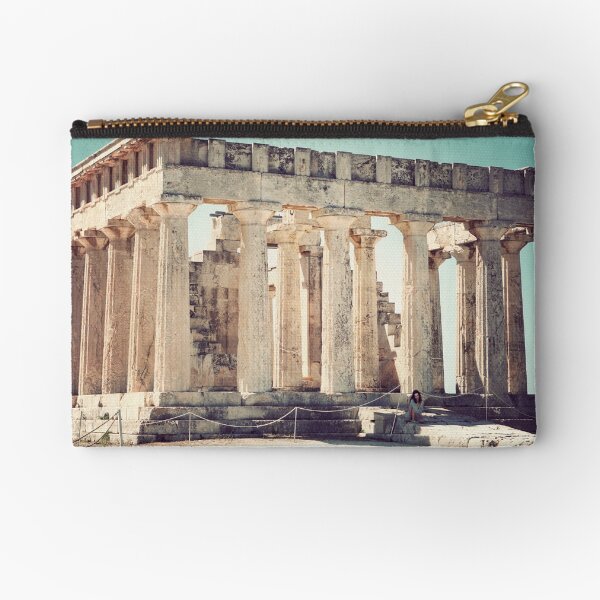 Temple of Aphaia Zipper Pouch