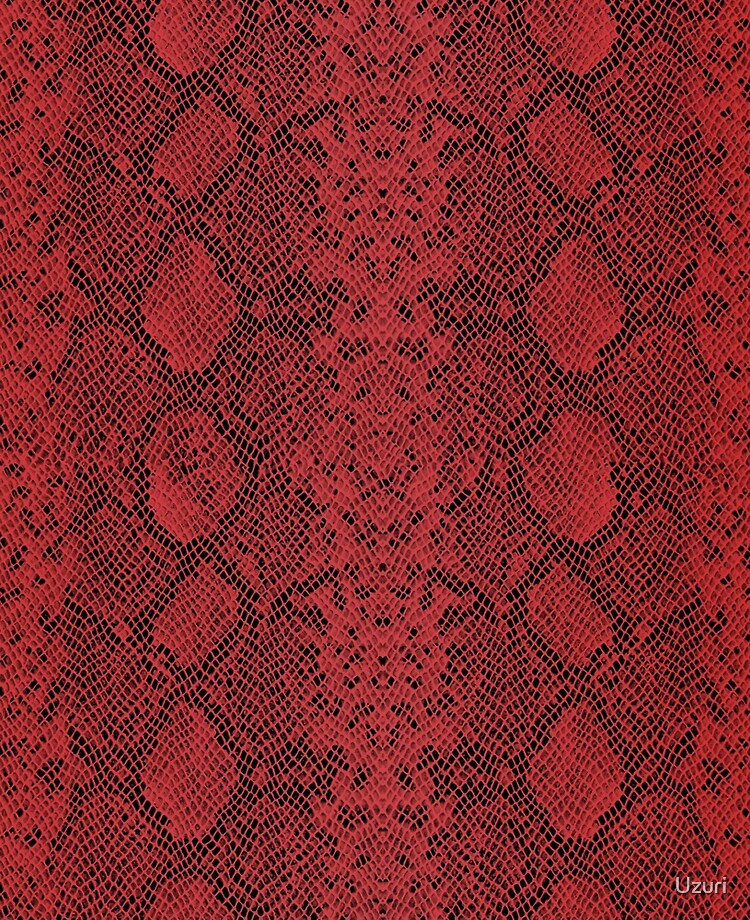 snake print red