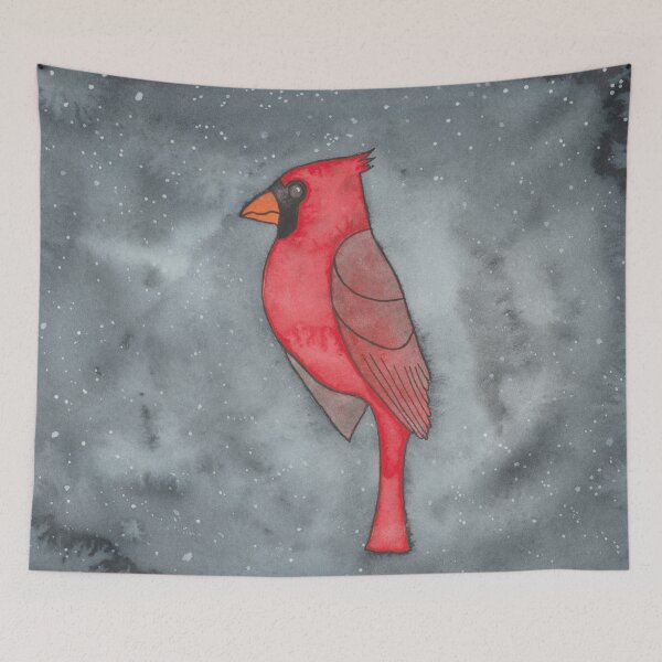 Item preview, Northern Cardinal - Root Chakra - Watercolor Painting designed and sold by Apothekori.