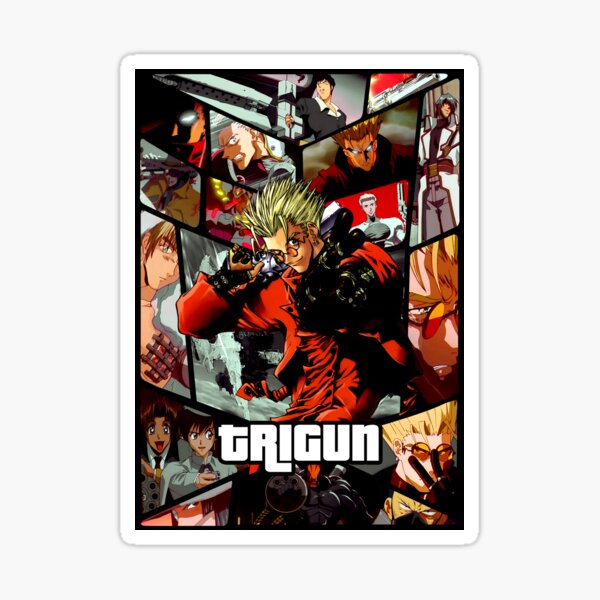 Trigun ultimate anime poster Sticker