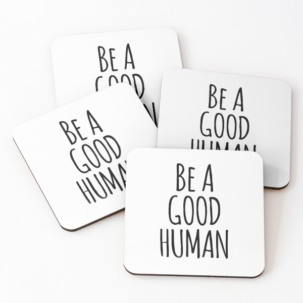 Item preview, Be a Good Human Inspirational Quote designed and sold by whimseydesigns.
