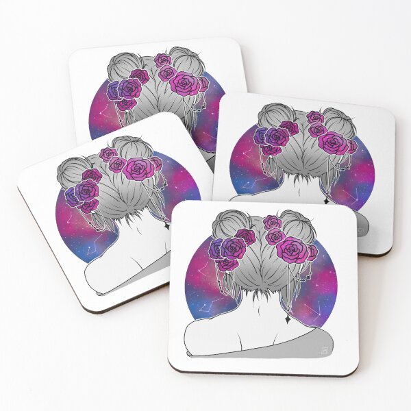 Item preview, Galaxy Spacebuns designed and sold by heysoleilart.