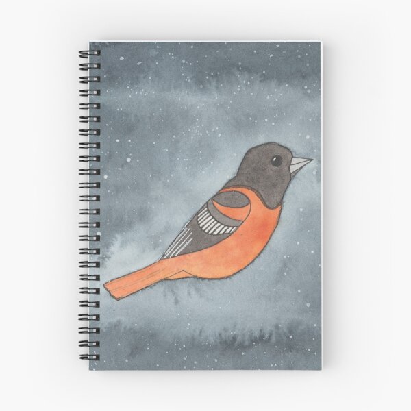 Item preview, Baltimore Oriole - Sacral Chakra - Watercolor Painting designed and sold by Apothekori.