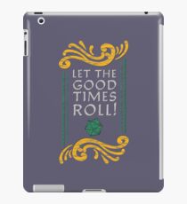 Kopie von Let the Good Times Roll! (Dunkel) iPad-Hülle & Klebefolie