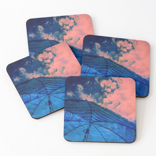 Item preview, Beach Umbrella Surreal Sky designed and sold by Ladydi.