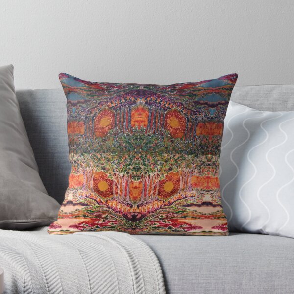 Awaken Day and Night Throw Pillow