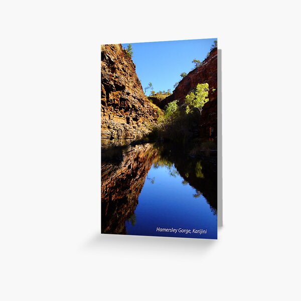 Hamersley Gorge, Karijini Postcard Greeting Card