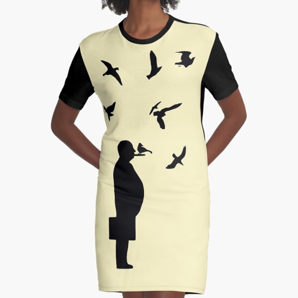 Item preview, Alfred Hitchock Birds Silhouette designed and sold by Fangpunk.