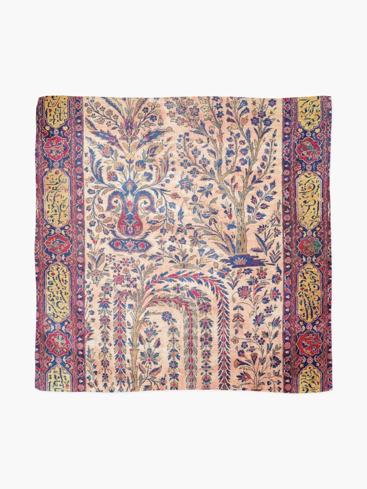 Isfahan Antique Central Persian Carpet Print Yoga Mat by Vicky  Brago-Mitchell®