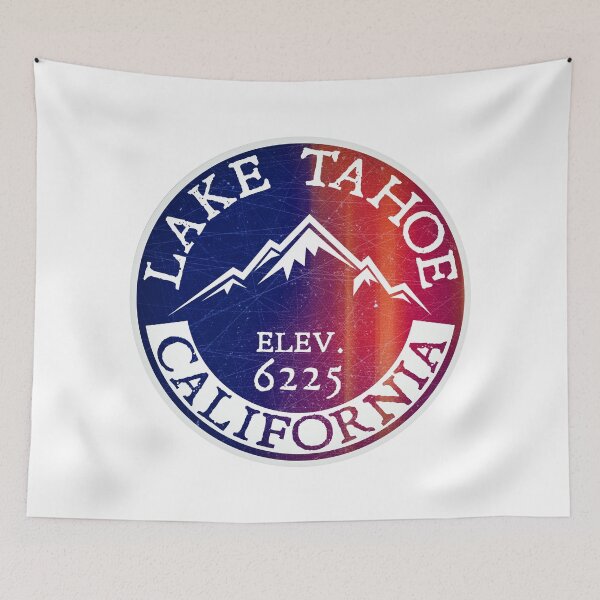 Item preview, Ski Lake Tahoe Skiing California designed and sold by DESTINATIONS DECAL.