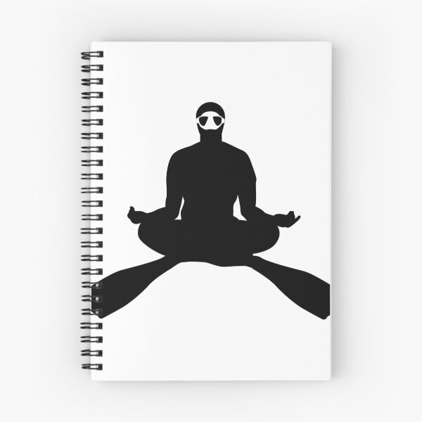 Item preview, Meditating FreeDiver design Freediving graphic designed and sold by banwa.