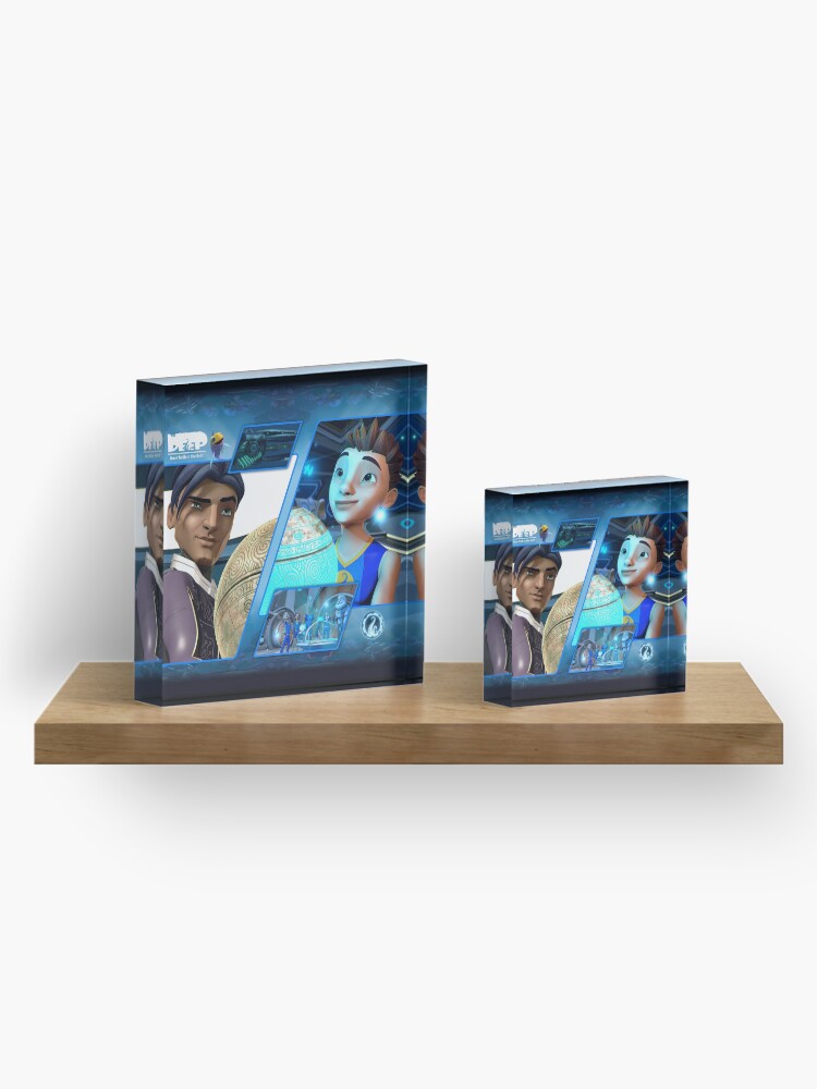 Alternate view of The Deep - Nekton Family Acrylic Block