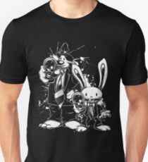 Sam & Max X Pulp Fiction (white) Unisex T-Shirt