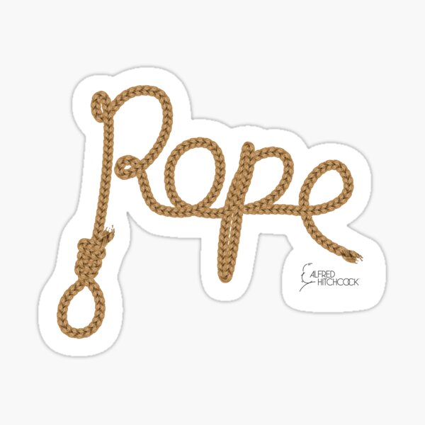 Rope Alfred Hitchcock Film Sticker