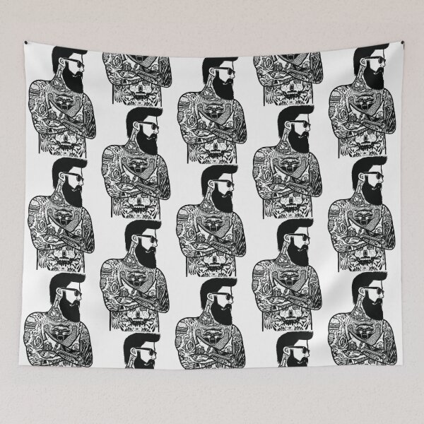 Item preview, Tattooed man designed and sold by Angelica Maria  Franco Cano.