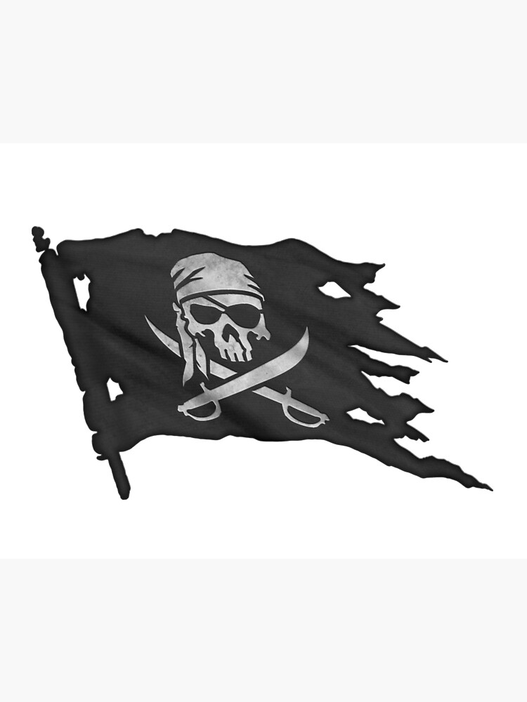 Pirate Flag Jolly Roger Art Board Print for Sale by Boneheadz