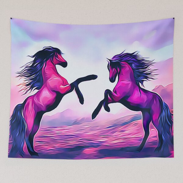 Item preview, Wild Stallions Playing designed and sold by Sunleil.