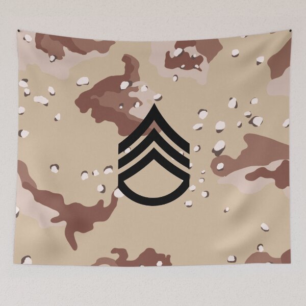 Item preview, Staff Sergeant (Desert Camo) designed and sold by Jared Davies.
