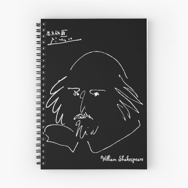 Item preview, WILLIAM SHAKESPEARE : Vintage 1946 Silhouette Sketch  designed and sold by posterbobs.