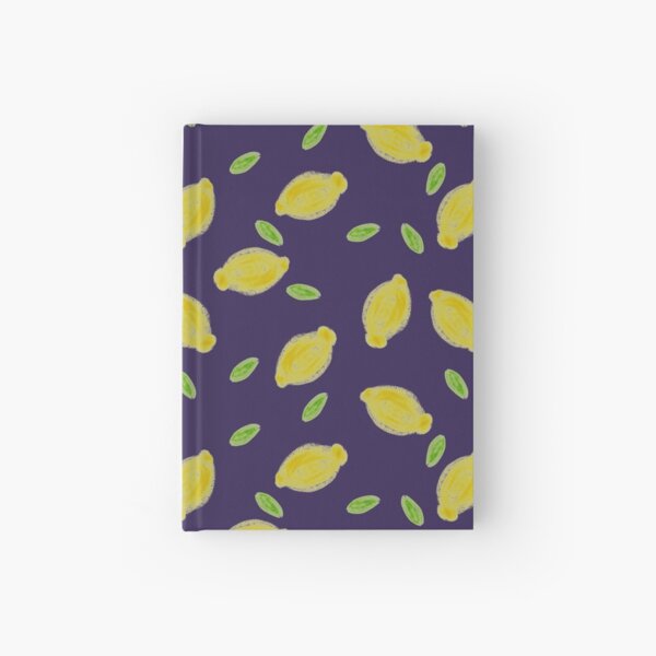 Lemons and leaves Hardcover Journal