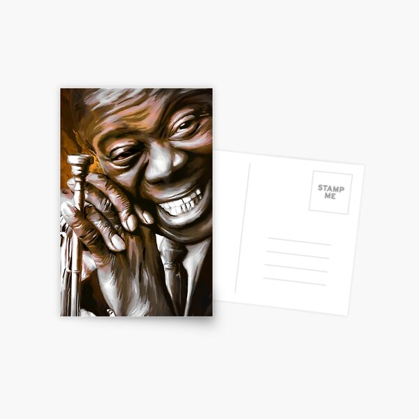 LOUIS ARMSTRONG. Postcard