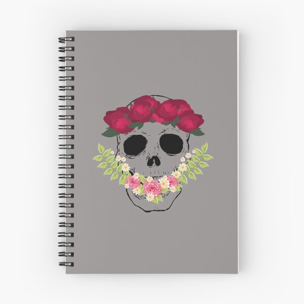 Item preview, Flower Crown Smiley Skull designed and sold by colourmesouth.