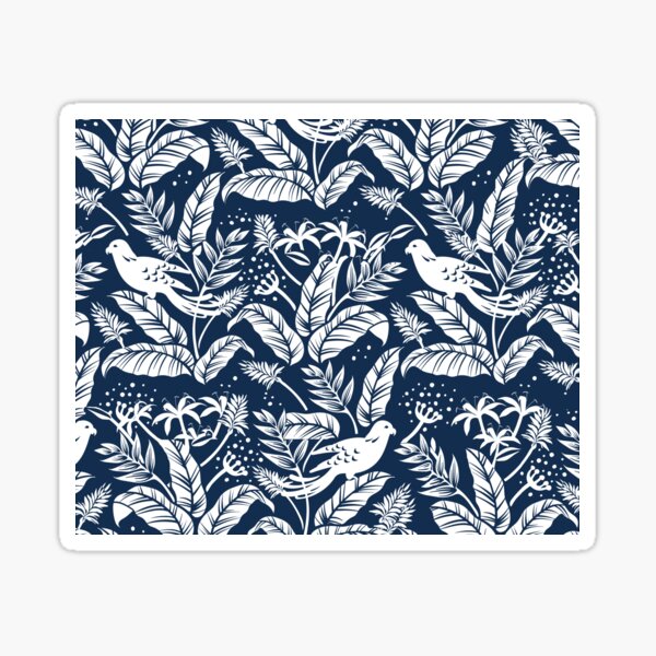 Item preview, WHITE AND BLUE BIRDS designed and sold by Urbaun.