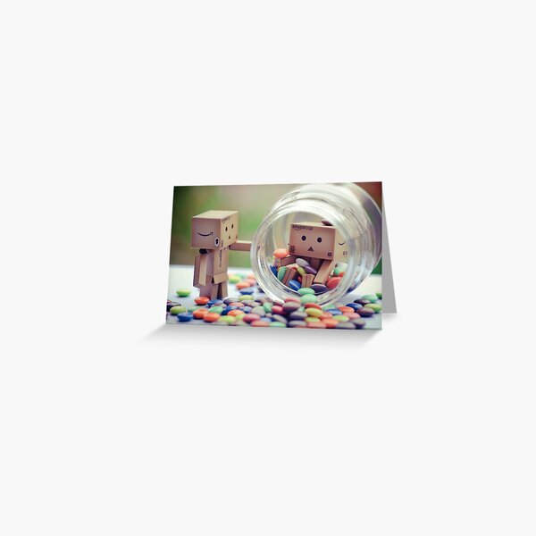 caught in a cookie (sweets) jar... Greeting Card