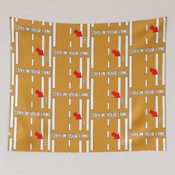 Item preview, Stay In Your Lane - Bike Lane designed and sold by hiphopsmokeout.