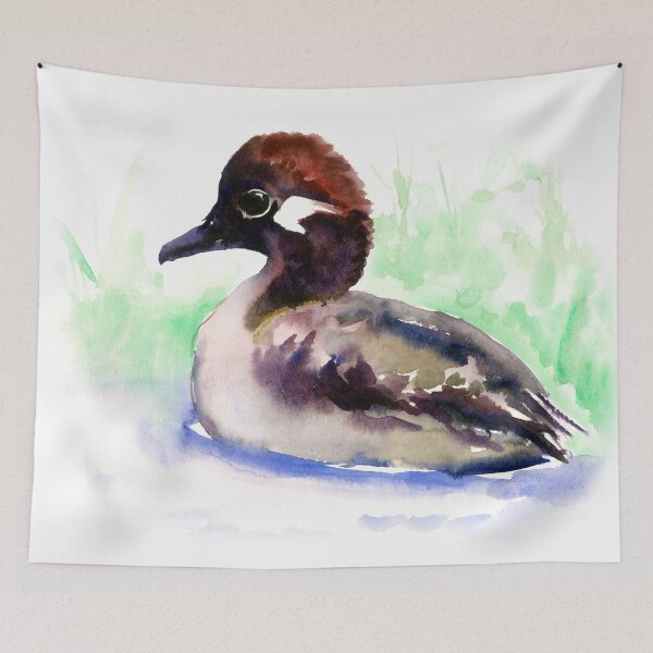 Item preview, Duck, Chidlren art, Duck wall art, Cute little Duck designed and sold by surenart.