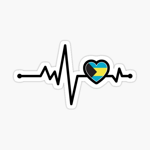 Heart Monitor Stickers | Redbubble