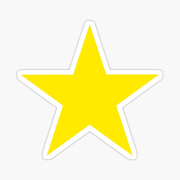 10sheets/bag Gold Star Sticker Stamping Five Pointed Star Sticker