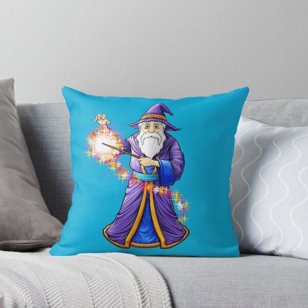 Item preview, Wizard & Wand Casting A Magic Spell designed and sold by Delightfully Cynical.