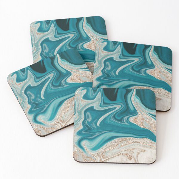 Item preview, Azure water agate II - glitter accents designed and sold by RoseAesthetic.