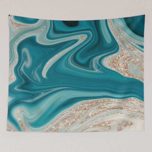 Item preview, Azure water agate II - glitter accents designed and sold by RoseAesthetic.
