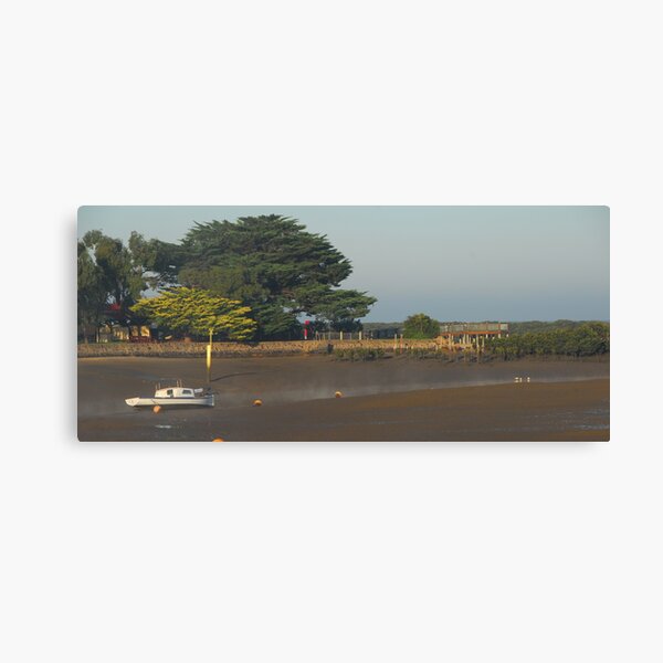 Steamy inlet Canvas Print