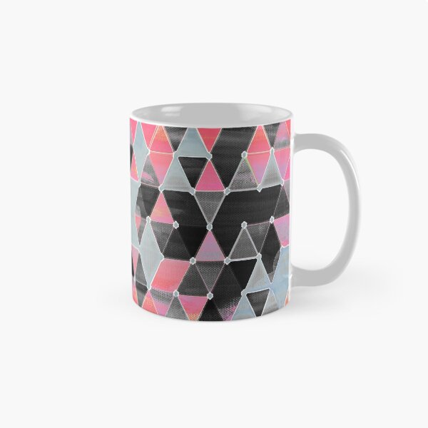 Item preview, Winter Sunset - triangles in black & pink designed and sold by micklyn.