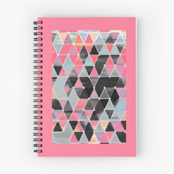 Item preview, Winter Sunset - triangles in black & pink designed and sold by micklyn.
