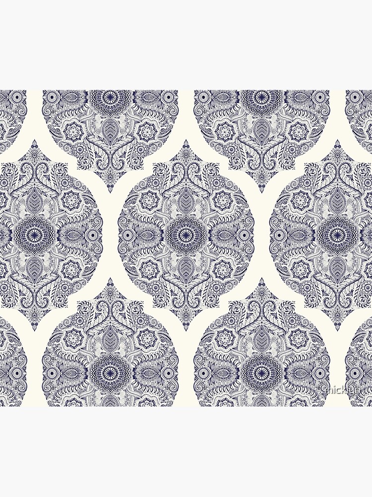 Thumbnail 2 of 2, Duvet Cover, Explorations in Ink & Symmetry designed and sold by micklyn.