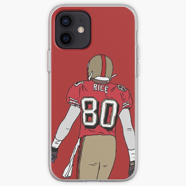 Jerry Rice Back-To Funda blanda para iPhone