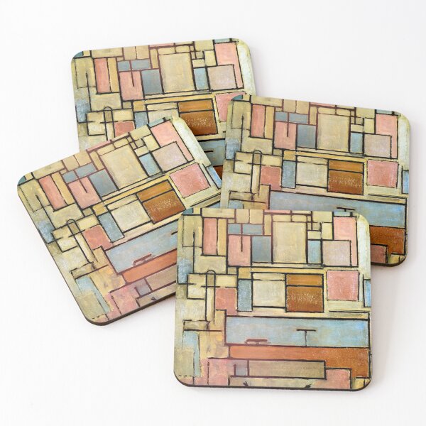 Item preview, Piet Mondrian - Composition with Color Areas designed and sold by ArtExpression.