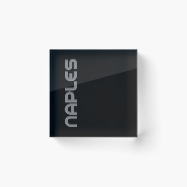 Item preview, Naples Vertical Text designed and sold by designkitsch.