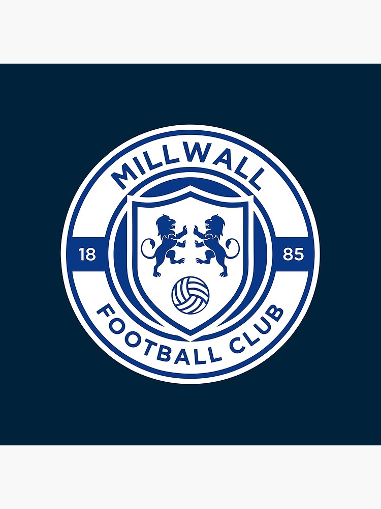 Millwall FC logo with stripes | Art Board Print