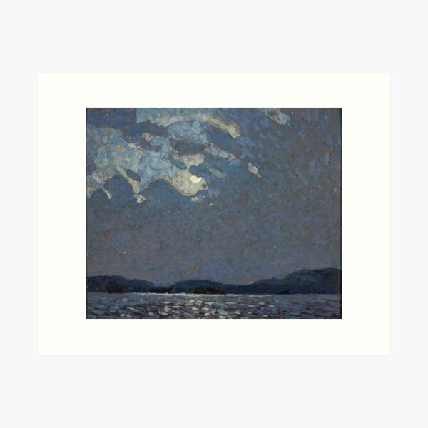 Item preview, Tom Thomson - Moonlight over Canoe Lake designed and sold by ArtExpression.